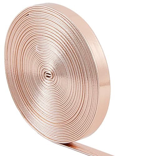 GORGECRAFT 5m X 8mm Metallische Lederbänder Glänzendes Flaches Lederband Glänzendes PU-Leder Abisolierer Perlenschnur Band Basteln Doppelseitige Streifen Kunstzubehör Basteln Roségold GORGECRAFT 5m X 8mm Metallische Lederbänder Glänzendes Flaches Lederband Glänzendes PU-Leder Abisolierer Perlenschnur Band Basteln Doppelseitige Streifen Kunstzubehör Basteln Roségold von GORGECRAFT