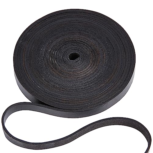 GORGECRAFT 5m x 12mm Echtlederstreifen Flaches Lederband 2mm Dick Schwarzes Rindslederband Schnurseil Für Armbänder Halsketten Gürtel Haustierhalsbänder Anhänger Schmuckherstellung Flechten Basteln GORGECRAFT 5m x 12mm Echtlederstreifen Flaches Lederband 2mm Dick Schwarzes Rindslederband Schnurseil Für Armbänder Halsketten Gürtel Haustierhalsbänder Anhänger Schmuckherstellung Flechten Basteln von GORGECRAFT