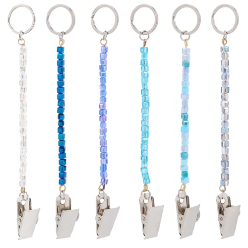 GORGECRAFT 6 Schlüsselanhänger Mit Kreditkartenzieher 15cm Lang Aus Glasperlen Debit Und Bankkarten Greifclips Mit 304 Ringen Aus Edelstahl Und Eisenclips Schlüsselanhänger Für Lange Nägel Geldautomat GORGECRAFT 6 Schlüsselanhänger Mit Kreditkartenzieher 15cm Lang Aus Glasperlen Debit Und Bankkarten Greifclips Mit 304 Ringen Aus Edelstahl Und Eisenclips Schlüsselanhänger Für Lange Nägel Geldautomat von GORGECRAFT