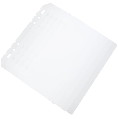 GORGECRAFT 6 Stück Nagel Displaybuchseiten Weißer Kunststoff A5 6 Löcher Zum Aufdrücken von Nägeln Organizer Aufbewahrungsbücher Einlegeteiler Binderblätter Seite Für Fingernagelstudio Kunstverpackung GORGECRAFT 6 Stück Nagel Displaybuchseiten Weißer Kunststoff A5 6 Löcher Zum Aufdrücken von Nägeln Organizer Aufbewahrungsbücher Einlegeteiler Binderblätter Seite Für Fingernagelstudio Kunstverpackung von GORGECRAFT
