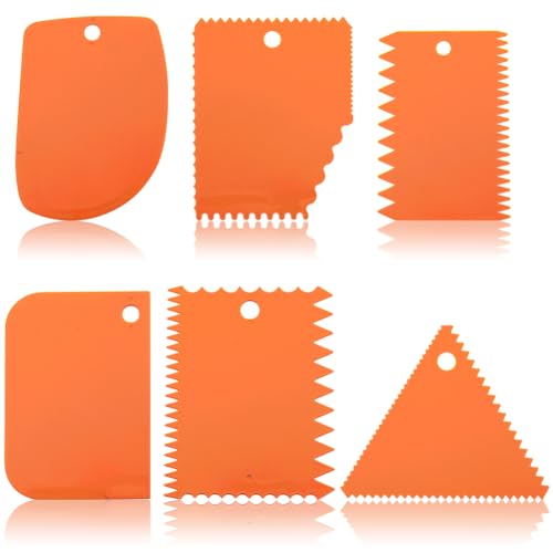 GORGECRAFT 6 Stück Tonschaber Aus Kunststoff Gezacktes Töpfer Tonwerkzeug Kuchenglätter Griff Teiggeschnitztes Skulpturenset Für Ausstechformen Gravur DIY Bastelarbeiten Kuchendekoration Profis GORGECRAFT 6 Stück Tonschaber Aus Kunststoff Gezacktes Töpfer Tonwerkzeug Kuchenglätter Griff Teiggeschnitztes Skulpturenset Für Ausstechformen Gravur DIY Bastelarbeiten Kuchendekoration Profis von GORGECRAFT