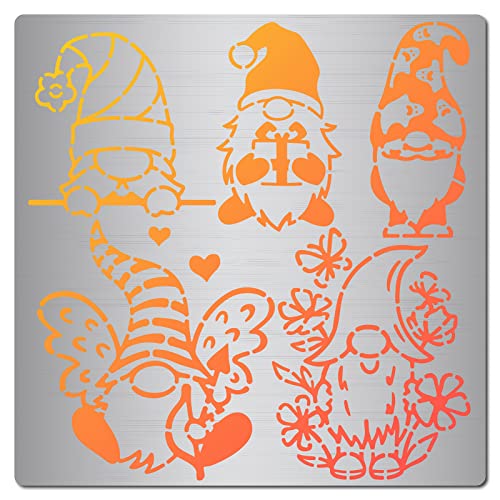 GORGECRAFT 6.3x6.3 Zwerg-Metallschablone Wiederverwendbar Weihnachten Weihnachtsmann Herz Blume Edelstahl Stanzformen Schablonen Holzschnitzerei Vorlage DIY Malerei Scrapbooking Grußkarten Prägung GORGECRAFT 6.3x6.3 Zwerg-Metallschablone Wiederverwendbar Weihnachten Weihnachtsmann Herz Blume Edelstahl Stanzformen Schablonen Holzschnitzerei Vorlage DIY Malerei Scrapbooking Grußkarten Prägung von GORGECRAFT