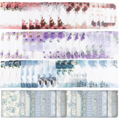 GORGECRAFT 60 Stück 4 Stile Scrapbooking-Papier Transparenter Hintergrund Dekoratives Papier Blumen-Serie Scrapbook-Zubehör Ästhetische DIY-Bastelsets Grußkarten-Hintergrund Papiermagazin GORGECRAFT 60 Stück 4 Stile Scrapbooking-Papier Transparenter Hintergrund Dekoratives Papier Blumen-Serie Scrapbook-Zubehör Ästhetische DIY-Bastelsets Grußkarten-Hintergrund Papiermagazin von GORGECRAFT