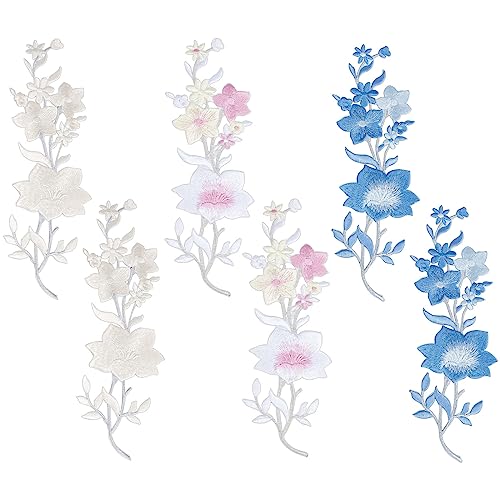 GORGECRAFT 6Stk Neue Pflaumenblüten-Blumen-Applikation Stoff Blumen-Aufnäher Zum Aufbügeln Stoffaufkleber Aufnäher Basteln Nähen Reparatur Bestickt Für Mieder Hochzeit Braut Abschlussball Kleid GORGECRAFT 6Stk Neue Pflaumenblüten-Blumen-Applikation Stoff Blumen-Aufnäher Zum Aufbügeln Stoffaufkleber Aufnäher Basteln Nähen Reparatur Bestickt Für Mieder Hochzeit Braut Abschlussball Kleid von GORGECRAFT