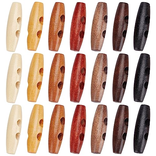 GORGECRAFT 70 Stück 40 mm Ovale Oliven Holzknöpfe Horn Knebelform Knöpfe Zubehör 2 Löcher Holz Pullover Mäntel Knöpfe Für Jacken Kleidung Nähen DIY Kunsthandwerksprojekte 7 Farben GORGECRAFT 70 Stück 40 mm Ovale Oliven Holzknöpfe Horn Knebelform Knöpfe Zubehör 2 Löcher Holz Pullover Mäntel Knöpfe Für Jacken Kleidung Nähen DIY Kunsthandwerksprojekte 7 Farben von GORGECRAFT