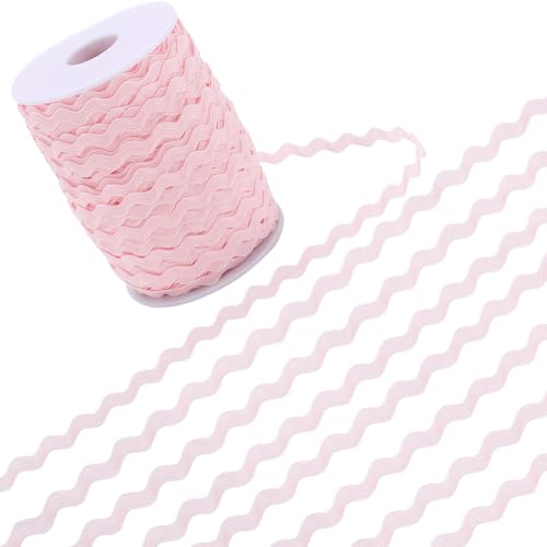GORGECRAFT 75 m Zickzack Borte 5mm Gewelltes Biegeband Perlrosa Rick Rack Wave Fransenbesatz Polyester Gurtband Zickzack Kantenbesatz Für Heimwerker Nähen Basteln Geschenkverpackung Stoff Heimdekorati GORGECRAFT 75 m Zickzack Borte 5mm Gewelltes Biegeband Perlrosa Rick Rack Wave Fransenbesatz Polyester Gurtband Zickzack Kantenbesatz Für Heimwerker Nähen Basteln Geschenkverpackung Stoff Heimdekorati von GORGECRAFT
