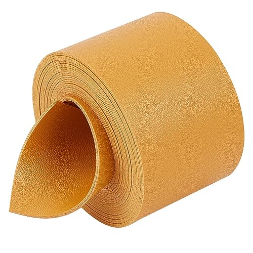 GORGECRAFT 79" Langer Lederriemen Mit Litschi-Muster Doppelseitiger Lederstreifen 2" breite Hellgelbe Flache Lederimitationsgürtel Glänzendes Weiches Pu-Leder Zubehör Basteln Gürteln Herstellen GORGECRAFT 79" Langer Lederriemen Mit Litschi-Muster Doppelseitiger Lederstreifen 2" breite Hellgelbe Flache Lederimitationsgürtel Glänzendes Weiches Pu-Leder Zubehör Basteln Gürteln Herstellen von GORGECRAFT