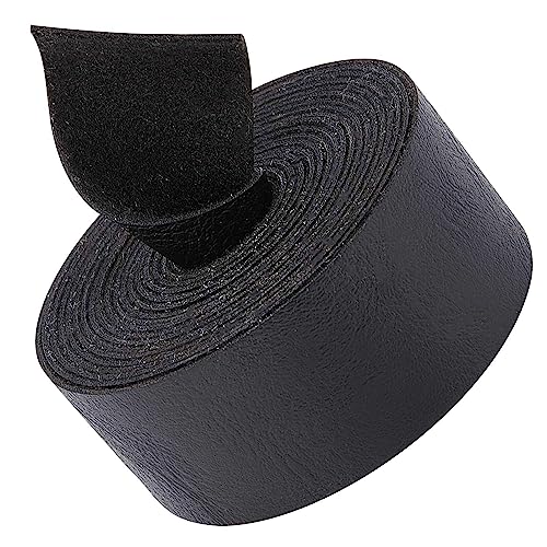 GORGECRAFT 79" x 25mm Mattschwarze Büffellederstreifen Mit Narbung 1.2mm Dickes Flaches Lederband Einseitige Lederrolle Kunstlederschnur Für Schmuck Armbänder Halsketten Hutbänder Haustierhalsbänder GORGECRAFT 79" x 25mm Mattschwarze Büffellederstreifen Mit Narbung 1.2mm Dickes Flaches Lederband Einseitige Lederrolle Kunstlederschnur Für Schmuck Armbänder Halsketten Hutbänder Haustierhalsbänder von GORGECRAFT