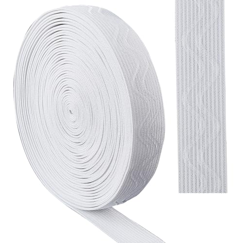 GORGECRAFT 8 Yards 20mm Breites Rutschfestes Elastisches Band Wellensilikon Elastisches Greifband Stretchgummis Elastischer Gürtel Für Heimwerker Nähen Basteln Sporthosen Zubehör Weiß GORGECRAFT 8 Yards 20mm Breites Rutschfestes Elastisches Band Wellensilikon Elastisches Greifband Stretchgummis Elastischer Gürtel Für Heimwerker Nähen Basteln Sporthosen Zubehör Weiß von GORGECRAFT