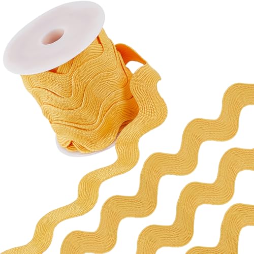 GORGECRAFT 9 m 34mm Jumbo Zickzack Besatz Weihnachts Zickzack Besatz Gelbe Rickrack Welle Nähen Biegen Fransenband Gewebt Geflochtener Stoff Spitze Zickzack Besatz Für DIY Bastelarbeiten Hochzeitskle GORGECRAFT 9 m 34mm Jumbo Zickzack Besatz Weihnachts Zickzack Besatz Gelbe Rickrack Welle Nähen Biegen Fransenband Gewebt Geflochtener Stoff Spitze Zickzack Besatz Für DIY Bastelarbeiten Hochzeitskle von GORGECRAFT