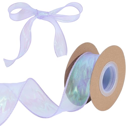 GORGECRAFT 9m Transparentes Organzaband 4cm Breit Transparentes Schimmerndes Chiffonband Dekorativem Rand Für Geschenkverpackungen Schleifen Kuchendekor Hochzeitseinladungen Blumensträuße Distelfarbe GORGECRAFT 9m Transparentes Organzaband 4cm Breit Transparentes Schimmerndes Chiffonband Dekorativem Rand Für Geschenkverpackungen Schleifen Kuchendekor Hochzeitseinladungen Blumensträuße Distelfarbe von GORGECRAFT