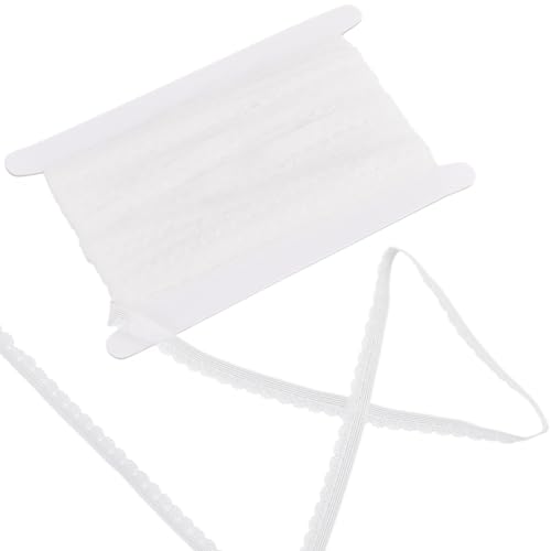 GORGECRAFT Elastische Spitzenborte 25m 12mm Spandex-Band Dehnbare Dessous-Kantenbesatz Gurtband Gehäkelte Spitzenkordel Für Unterwäsche Nähen Kleidung Geschenkverpackung Heimdekoration Weiß GORGECRAFT Elastische Spitzenborte 25m 12mm Spandex-Band Dehnbare Dessous-Kantenbesatz Gurtband Gehäkelte Spitzenkordel Für Unterwäsche Nähen Kleidung Geschenkverpackung Heimdekoration Weiß von GORGECRAFT
