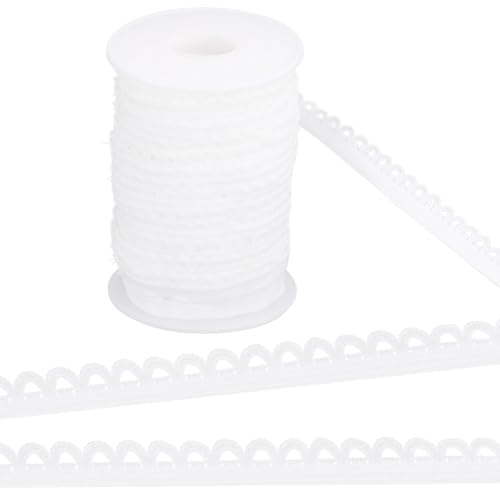 GORGECRAFT Elastischer Spitzenbesatz Mit Picot-Spitze 25m 12mm Weiß Dehnbarer Rand Dessous-Besatz Gurtband Gehäkelte Spitze Kordelband Für Heimwerker Nähen Kleidung Geschenkverpackungen Heimdekoration GORGECRAFT Elastischer Spitzenbesatz Mit Picot-Spitze 25m 12mm Weiß Dehnbarer Rand Dessous-Besatz Gurtband Gehäkelte Spitze Kordelband Für Heimwerker Nähen Kleidung Geschenkverpackungen Heimdekoration von GORGECRAFT