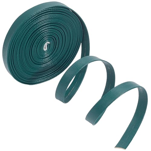 GORGECRAFT Flaches Lederband 5 m X 10mm Dunkelgrün Litschi Lederschnur 1mm Dick Doppelseitiger PU Lederriemen Umklappbare Lederstreifen Für Heimwerker Haustierhalsbänder Schmuck Werkzeugwerkstatt GORGECRAFT Flaches Lederband 5 m X 10mm Dunkelgrün Litschi Lederschnur 1mm Dick Doppelseitiger PU Lederriemen Umklappbare Lederstreifen Für Heimwerker Haustierhalsbänder Schmuck Werkzeugwerkstatt von GORGECRAFT