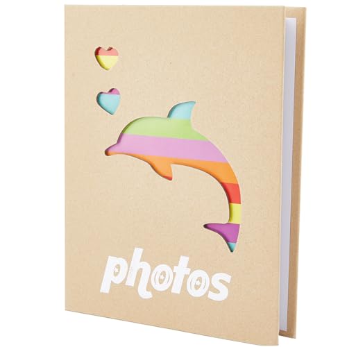 GORGECRAFT Fotoalbum Mit Papiereinband Delfin-Hohlbild-Aufbewahrungsalbum Mit Fotohüllen 50 Seite Für 100 Bilder Fotobuch Für Studenten Abschlussgeschenke Hochzeiten Reisen GORGECRAFT Fotoalbum Mit Papiereinband Delfin-Hohlbild-Aufbewahrungsalbum Mit Fotohüllen 50 Seite Für 100 Bilder Fotobuch Für Studenten Abschlussgeschenke Hochzeiten Reisen von GORGECRAFT