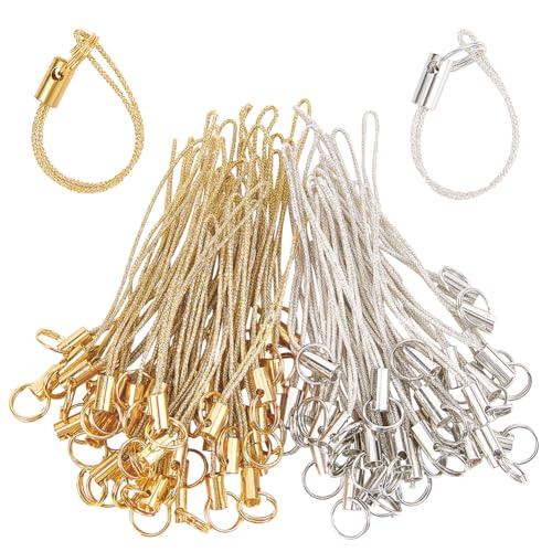 GORGECRAFT Handyband, Charm-Schnüre, Schlüsselband, Spaltring, Handy-Schlüsselanhänger, Anhänger, Lariat, Zubehör für USB-Laufwerk, MP3-Schlüsselanhänger, Kamera, 200 Stück GORGECRAFT Handyband, Charm-Schnüre, Schlüsselband, Spaltring, Handy-Schlüsselanhänger, Anhänger, Lariat, Zubehör für USB-Laufwerk, MP3-Schlüsselanhänger, Kamera, 200 Stück von GORGECRAFT
