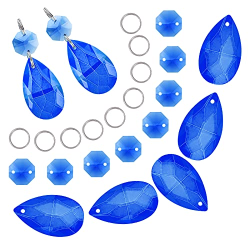 GORGECRAFT Kristall Anhänger Teile Perlen 10 Stück Teardrop Glas Anhänger 20 Stück Achteck Perlen Für Türvorhang Kerzenständer Party Hochzeit Weihnachten Dekoration Blau GORGECRAFT Kristall Anhänger Teile Perlen 10 Stück Teardrop Glas Anhänger 20 Stück Achteck Perlen Für Türvorhang Kerzenständer Party Hochzeit Weihnachten Dekoration Blau von GORGECRAFT