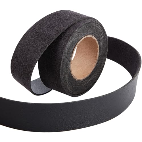 GORGECRAFT Lederband aus genarbtem Kunstleder, 25 mm x 2 m, schwarzes Lederband, 1,7 mm dick, flach, für Heimwerker, Handwerk, Gitarrengürtel, Armband, Schmuckherstellung GORGECRAFT Lederband aus genarbtem Kunstleder, 25 mm x 2 m, schwarzes Lederband, 1,7 mm dick, flach, für Heimwerker, Handwerk, Gitarrengürtel, Armband, Schmuckherstellung von GORGECRAFT
