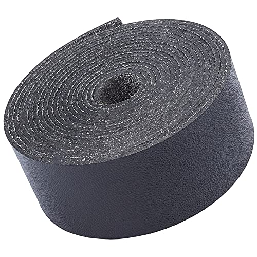 GORGECRAFT Lederriemen Für Handwerk 25mm breites Flaches Kabel DIY Lederband 78 Zoll(2m) Lang Zum Herstellen von Taschenriemen Ledergürtel Möbelgriffe Schwarz GORGECRAFT Lederriemen Für Handwerk 25mm breites Flaches Kabel DIY Lederband 78 Zoll(2m) Lang Zum Herstellen von Taschenriemen Ledergürtel Möbelgriffe Schwarz von GORGECRAFT