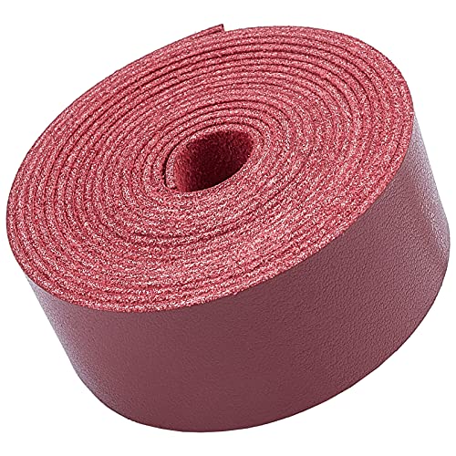 GORGECRAFT Lederriemen Zum Basteln 1 breites Flaches Kabel DIY Lederband 78 Zoll Lang Zum Herstellen von Taschenriemen Ledergürtel Möbelgriffe Rotwein Red GORGECRAFT Lederriemen Zum Basteln 1 breites Flaches Kabel DIY Lederband 78 Zoll Lang Zum Herstellen von Taschenriemen Ledergürtel Möbelgriffe Rotwein Red von GORGECRAFT