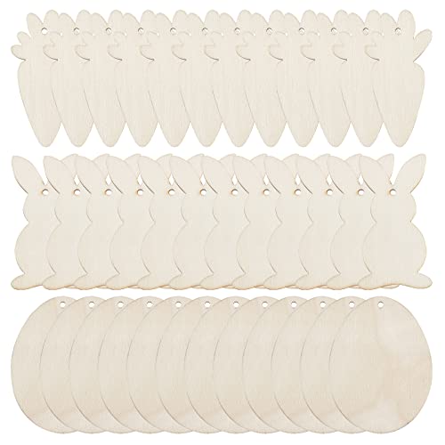 GORGECRAFT Oster-Holzornamente 36 Stück Unvollendet Blanko Holz Basteln Kaninchen Ei Karotte Hängende Verzierungen Anhänger Mit Jute-Seil Zuhause Ostern Party DIY-Dekoration GORGECRAFT Oster-Holzornamente 36 Stück Unvollendet Blanko Holz Basteln Kaninchen Ei Karotte Hängende Verzierungen Anhänger Mit Jute-Seil Zuhause Ostern Party DIY-Dekoration von GORGECRAFT