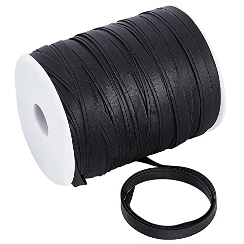 GORGECRAFT Schrägband Aus Satin 87.5 Yards/80 m 10 mm Doppelt Gefaltetes Schrägband Schwarzes Schrägband Für Heimwerker Nähen Säumen Paspeln Quilten Bastelbedarf GORGECRAFT Schrägband Aus Satin 87.5 Yards/80 m 10 mm Doppelt Gefaltetes Schrägband Schwarzes Schrägband Für Heimwerker Nähen Säumen Paspeln Quilten Bastelbedarf von GORGECRAFT