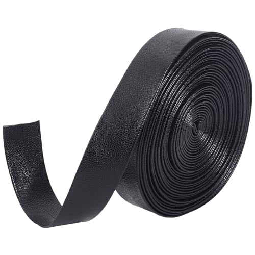 GORGECRAFT Schwarze PU Lederriemen 5 m X 20mm Lederbesatzband Umklappbare Lederstreifen 1mm Dicke Lammfellstruktur PU Kunstleder Flache Lederschnur Zum Selbernähen Basteln Schmuckmachen GORGECRAFT Schwarze PU Lederriemen 5 m X 20mm Lederbesatzband Umklappbare Lederstreifen 1mm Dicke Lammfellstruktur PU Kunstleder Flache Lederschnur Zum Selbernähen Basteln Schmuckmachen von GORGECRAFT