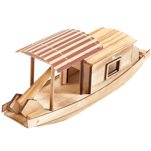 GORGECRAFT Unlackiertes Holzboot-Modell, Holzboot, Handwerk, Mini-Fischer-Segelboot, sandbraunes Kanu, Bastelprojekt, Desktop, Ozeanlandschaft, Ornament für Tafelaufsatz, Heimbüro, DIY-Projektbedarf GORGECRAFT Unlackiertes Holzboot-Modell, Holzboot, Handwerk, Mini-Fischer-Segelboot, sandbraunes Kanu, Bastelprojekt, Desktop, Ozeanlandschaft, Ornament für Tafelaufsatz, Heimbüro, DIY-Projektbedarf von GORGECRAFT