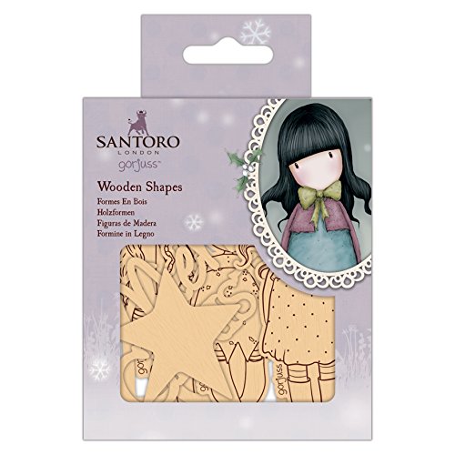 Santoro Gorjuss GOR 174900 Gorjuss Wooden Shapes Scrapbooking-Stempel, Holz, Natürlich, Einheitsgröße Santoro Gorjuss GOR 174900 Gorjuss Wooden Shapes Scrapbooking-Stempel, Holz, Natürlich, Einheitsgröße von GORJUSS