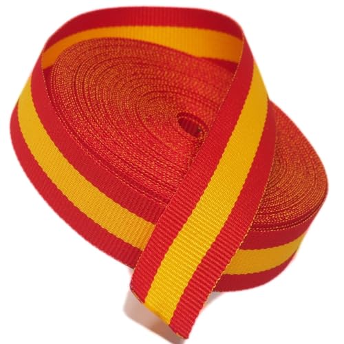 Flaggenband, Spanien, 10 m x 2 cm Breite. Bandera España von GOS Best Supplies
