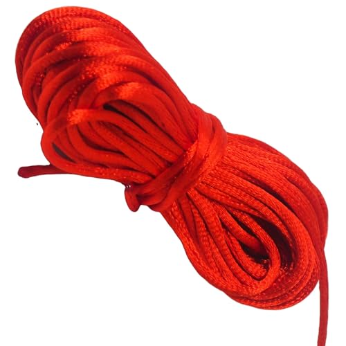Rattail Rattenschwanz-Kordel Kumihimo Cord, Seil, Satinband, Material für Perlen, Bastelarbeiten, Kunsthandwerk, Schmuck, 10 mt, Breite 2 mm Rattail Rattenschwanz-Kordel Kumihimo Cord, Seil, Satinband, Material für Perlen, Bastelarbeiten, Kunsthandwerk, Schmuck, 10 mt, Breite 2 mm von GOS Best Supplies