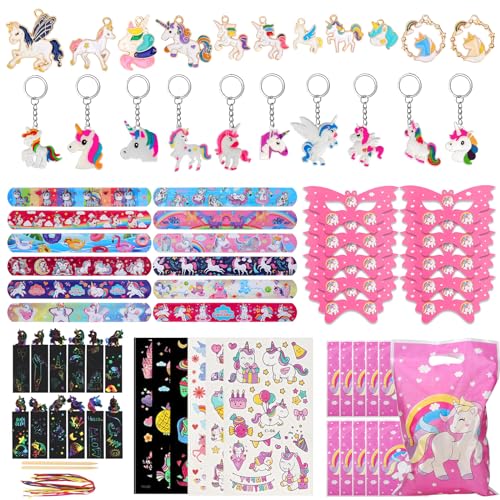 GOTFUN 72 Stück Einhorn Deko Kindergeburtstag, Einhorn Geschenke für Mädchen, Einhorn Mitgebsel Kinderparty Partytüten Schlüsselanhänger Armbänder Tattoo für 3-12 Jahre Kinder Gastgeschenke GOTFUN 72 Stück Einhorn Deko Kindergeburtstag, Einhorn Geschenke für Mädchen, Einhorn Mitgebsel Kinderparty Partytüten Schlüsselanhänger Armbänder Tattoo für 3-12 Jahre Kinder Gastgeschenke von GOTFUN