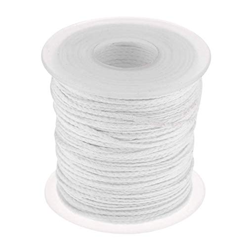200FT geflochtene Docht Baumwolle Dochte, Spule Kerze Docht Kern Öllampe Docht Baumwolle Ersatz, DIY handgemachte Kerze Herstellung Zubehör von GOTOTOP