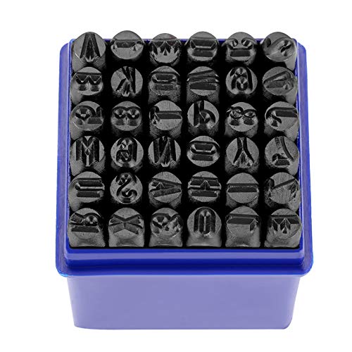 GOTOTOP 6mm Zahlen und Buchstaben Punch Set A-Z & 0-8 6mm Schlagbuchstaben Schlagstempel 36 Stück Kohlenstoffstahl Metallstempel Schlagzahlen Satz zum Stempeln von Metall, Schmuck, Leder, Holz GOTOTOP 6mm Zahlen und Buchstaben Punch Set A-Z & 0-8 6mm Schlagbuchstaben Schlagstempel 36 Stück Kohlenstoffstahl Metallstempel Schlagzahlen Satz zum Stempeln von Metall, Schmuck, Leder, Holz von GOTOTOP