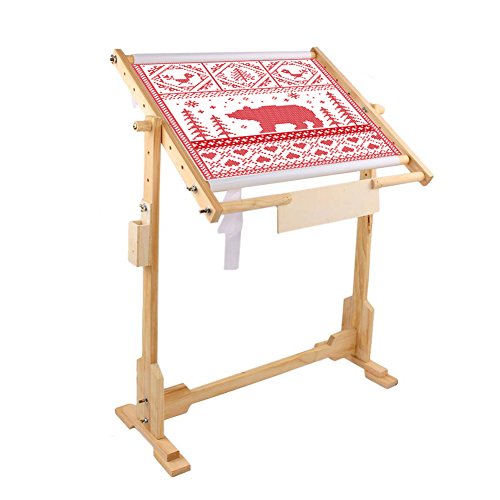 GOTOTOP Kreuzstichrahmen aus Holz, 50 cm (Rechteckig, 1 Count) von GOTOTOP