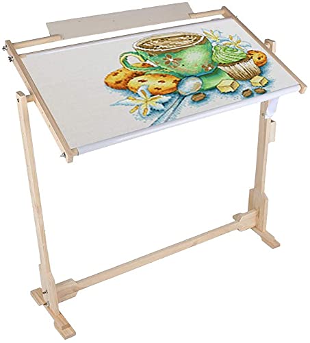 GOTOTOP Stickrahmen für Stickerei, Quilting, Kreuzstich, Seidenmalerei, 100 cm, Braun, Kiefernholz, Rechteckig GOTOTOP Stickrahmen für Stickerei, Quilting, Kreuzstich, Seidenmalerei, 100 cm, Braun, Kiefernholz, Rechteckig von GOTOTOP