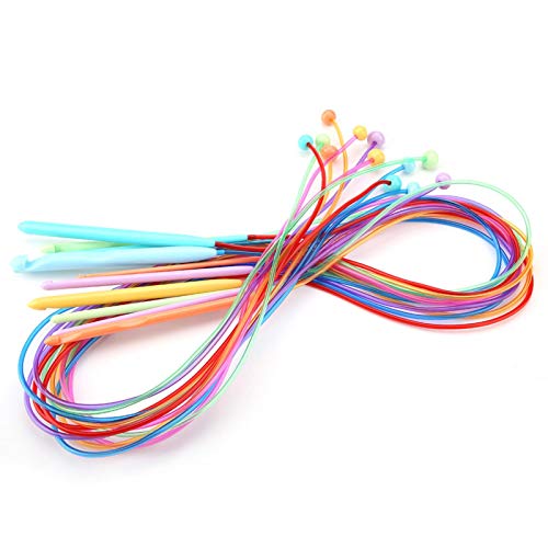 Langes Häkelnadel-Set, 12 Stück Tunesische Häkelnadeln, Mehrfarbige Afghanische Häkelnadeln Zum Häkeln, 3,5 Mm - 12 Mm, Tolles Strick- und Häkelzubehör-Set für Anfänger, Häkeler, Stricker Langes Häkelnadel-Set, 12 Stück Tunesische Häkelnadeln, Mehrfarbige Afghanische Häkelnadeln Zum Häkeln, 3,5 Mm - 12 Mm, Tolles Strick- und Häkelzubehör-Set für Anfänger, Häkeler, Stricker von GOTOTOP