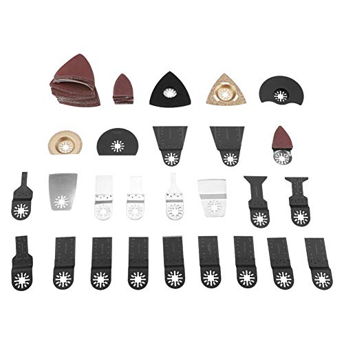 Metall Multifunktionswerkzeug Zubehör, 100 Stück Multitool Sägeblätter Oszillierwerkzeug Oszillierendes Sägeblatt Set für Fein Multimaster, Worx Metall Multifunktionswerkzeug Zubehör, 100 Stück Multitool Sägeblätter Oszillierwerkzeug Oszillierendes Sägeblatt Set für Fein Multimaster, Worx von GOTOTOP