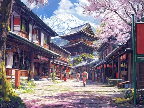 5D Diamond Painting Architektur, Straße Diamond Painting Erwachsene Kinder, DIY Crystal Art Bilder Basteln Erwachsene Anfänger Set für Heim Schlafzimmer Wohnzimmer Deko, Geschenke 30x40cm 0U-521 5D Diamond Painting Architektur, Straße Diamond Painting Erwachsene Kinder, DIY Crystal Art Bilder Basteln Erwachsene Anfänger Set für Heim Schlafzimmer Wohnzimmer Deko, Geschenke 30x40cm 0U-521 von GOUFEENG