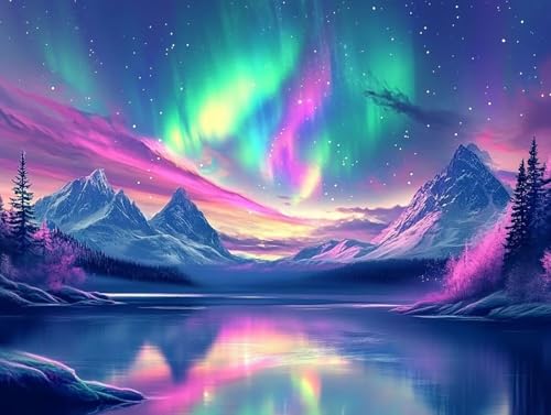 5D Diamond Painting Aurora, Blau Diamond Painting Erwachsene Kinder, DIY Crystal Art Bilder Basteln Erwachsene Anfänger Set für Heim Schlafzimmer Wand Deko Wohnzimmer, Geschenke Frau 20x30cm Z3-MDQ 5D Diamond Painting Aurora, Blau Diamond Painting Erwachsene Kinder, DIY Crystal Art Bilder Basteln Erwachsene Anfänger Set für Heim Schlafzimmer Wand Deko Wohnzimmer, Geschenke Frau 20x30cm Z3-MDQ von GOUFEENG