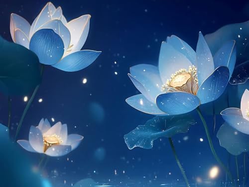 5D Diamond Painting Blume, Blau und Weiß Diamond Painting Erwachsene Kinder, DIY Crystal Art Bilder Basteln Erwachsene Anfänger Set für Heim Schlafzimmer Wohnzimmer Deko, Geschenke 20x30cm 2C-24O 5D Diamond Painting Blume, Blau und Weiß Diamond Painting Erwachsene Kinder, DIY Crystal Art Bilder Basteln Erwachsene Anfänger Set für Heim Schlafzimmer Wohnzimmer Deko, Geschenke 20x30cm 2C-24O von GOUFEENG