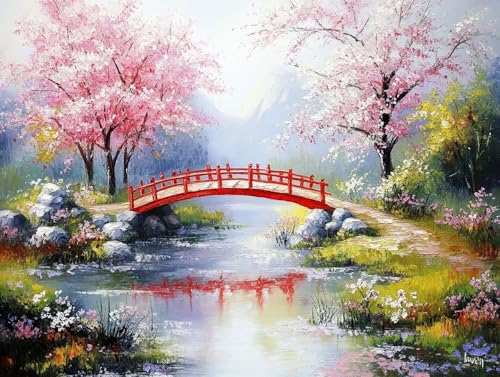5D Diamond Painting Brücke, Landschaft Diamond Painting Erwachsene Kinder, DIY Crystal Art Bilder Basteln Erwachsene Anfänger Set für Heim Schlafzimmer Wohnzimmer Deko, Geschenke 20x30cm 7S-L9J 5D Diamond Painting Brücke, Landschaft Diamond Painting Erwachsene Kinder, DIY Crystal Art Bilder Basteln Erwachsene Anfänger Set für Heim Schlafzimmer Wohnzimmer Deko, Geschenke 20x30cm 7S-L9J von GOUFEENG