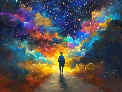 5D Diamond Painting Colorful, Sternenhimmel Diamond Painting Erwachsene Kinder, DIY Crystal Art Bilder Basteln Erwachsene Anfänger Set für Heim Schlafzimmer Wohnzimmer Deko, Geschenke 20x30cm 08-LAH 5D Diamond Painting Colorful, Sternenhimmel Diamond Painting Erwachsene Kinder, DIY Crystal Art Bilder Basteln Erwachsene Anfänger Set für Heim Schlafzimmer Wohnzimmer Deko, Geschenke 20x30cm 08-LAH von GOUFEENG