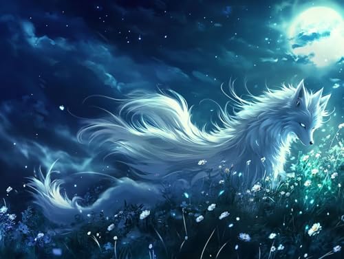 5D Diamond Painting Fuchs, Mond Diamond Painting Erwachsene Kinder, DIY Crystal Art Bilder Basteln Erwachsene Anfänger Set für Heim Schlafzimmer Wand Deko Wohnzimmer, Geschenke Frau 20x30cm 7U-CD9 5D Diamond Painting Fuchs, Mond Diamond Painting Erwachsene Kinder, DIY Crystal Art Bilder Basteln Erwachsene Anfänger Set für Heim Schlafzimmer Wand Deko Wohnzimmer, Geschenke Frau 20x30cm 7U-CD9 von GOUFEENG