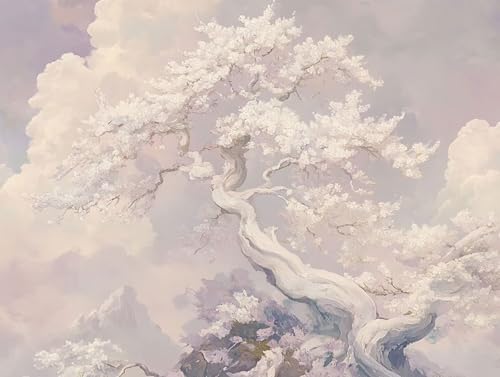5D Diamond Painting Pflanze, Landschaft Diamond Painting Erwachsene Kinder, DIY Crystal Art Bilder Basteln Erwachsene Anfänger Set für Heim Schlafzimmer Wohnzimmer Deko, Geschenke 70x95cm 12-JVB von GOUFEENG