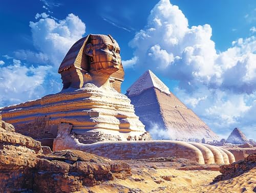5D Diamond Painting Sphinx, Blau Diamond Painting Erwachsene Kinder, DIY Crystal Art Bilder Basteln Erwachsene Anfänger Set für Heim Schlafzimmer Wand Deko Wohnzimmer, Geschenke Frau 50x65cm Z4-T07 5D Diamond Painting Sphinx, Blau Diamond Painting Erwachsene Kinder, DIY Crystal Art Bilder Basteln Erwachsene Anfänger Set für Heim Schlafzimmer Wand Deko Wohnzimmer, Geschenke Frau 50x65cm Z4-T07 von GOUFEENG