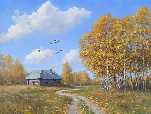 5D Diamond Painting Wooden house, Landschaft Diamond Painting Erwachsene Kinder, DIY Crystal Art Bilder Basteln Erwachsene Anfänger Set für Heim Schlafzimmer Wohnzimmer Deko, Geschenke 25x35cm YX-4DB 5D Diamond Painting Wooden house, Landschaft Diamond Painting Erwachsene Kinder, DIY Crystal Art Bilder Basteln Erwachsene Anfänger Set für Heim Schlafzimmer Wohnzimmer Deko, Geschenke 25x35cm YX-4DB von GOUFEENG