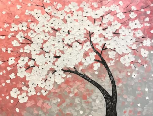 Baum Diamond Painting Erwachsene Groß XXL 20x30 cm, 5D Diamond Painting Rosa, DIY Runden Steine Kristall Kunst Basteln Erwachsene Anfänger Set, Wand Deko Wohnzimmer, Geschenke für Frauen UC-9DX Baum Diamond Painting Erwachsene Groß XXL 20x30 cm, 5D Diamond Painting Rosa, DIY Runden Steine Kristall Kunst Basteln Erwachsene Anfänger Set, Wand Deko Wohnzimmer, Geschenke für Frauen UC-9DX von GOUFEENG