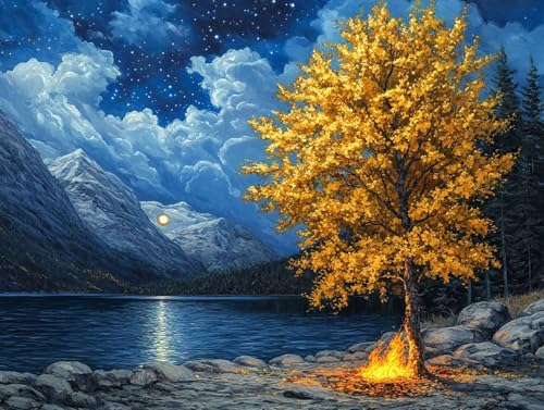 Baum Diamond Painting Erwachsene Groß XXL 20x30cm, 5D Diamond Painting Landschaft, DIY Runden Steine Kristall Kunst Basteln Erwachsene Anfänger Set, Wand Deko Wohnzimmer, Geschenke für Frauen M7-2IG Baum Diamond Painting Erwachsene Groß XXL 20x30cm, 5D Diamond Painting Landschaft, DIY Runden Steine Kristall Kunst Basteln Erwachsene Anfänger Set, Wand Deko Wohnzimmer, Geschenke für Frauen M7-2IG von GOUFEENG