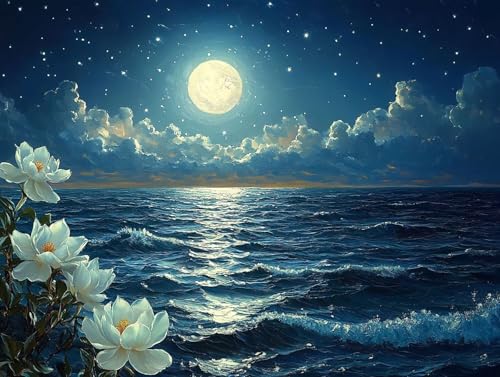 Baum Diamond Painting Erwachsene Groß XXL 35x45 cm, 5D Diamond Painting Mond, DIY Runden Steine Kristall Kunst Basteln Erwachsene Anfänger Set, Wand Deko Wohnzimmer, Geschenke für Frauen UL-3OB Baum Diamond Painting Erwachsene Groß XXL 35x45 cm, 5D Diamond Painting Mond, DIY Runden Steine Kristall Kunst Basteln Erwachsene Anfänger Set, Wand Deko Wohnzimmer, Geschenke für Frauen UL-3OB von GOUFEENG